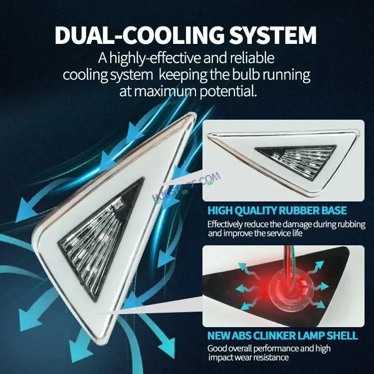 HJG Bike Indicator Waterproof Flexible Blinker Bright LED Indicators Universal For All Bike Models Motorcycle Turn Signal Lights HJG Indicator with DRL 231114 231113 - Image 5