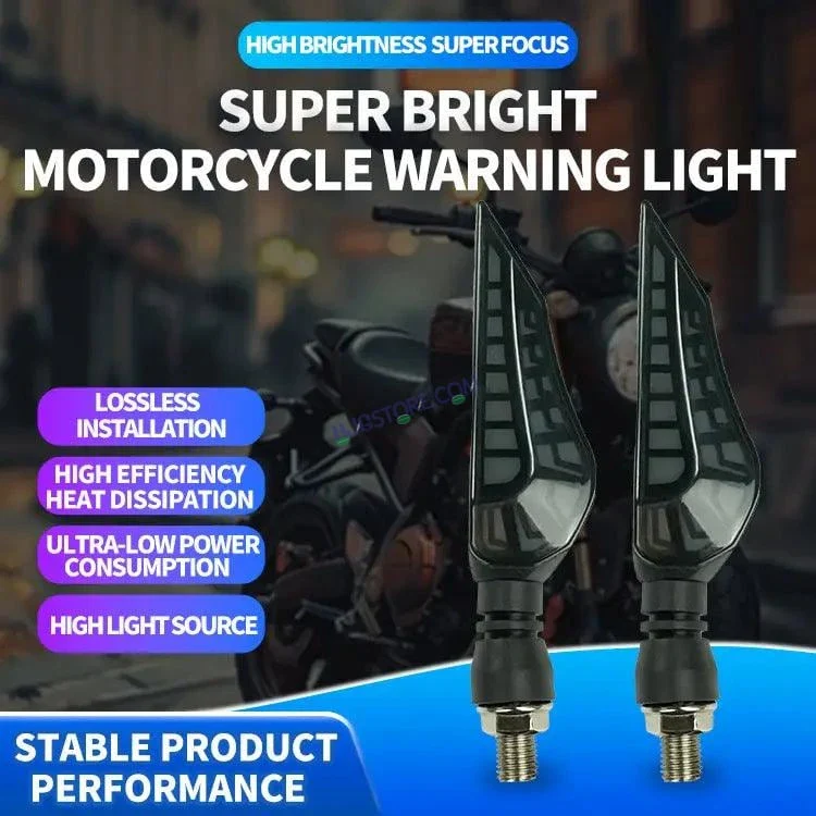 HJG Bike TRex Indicator Waterproof Flexible Blinker Bright LED Indicators Universal For All Bike Models Motorcycle Turn Signal Lights HJG Indicator with DRL TRex Indicator - Image 4