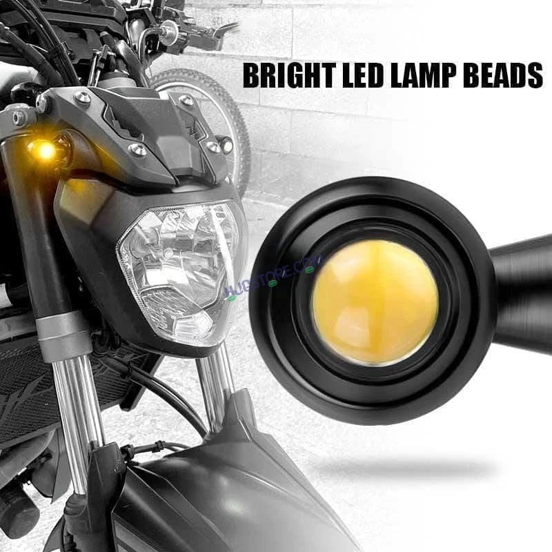 HJG Bullet Shape Turn Signal Lights Indicator Universal for All Bikes Models Turn Signal Lights Motorcycle 4pc - Image 3