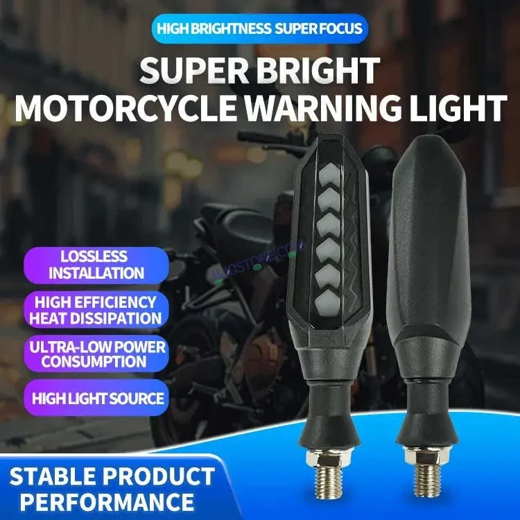 HJG Indicator Round Waterproof Flexible Blinker Bright LED Indicators Universal For All Bike Models Motorcycle Turn Signal Lights HJG Indicator with DRL 231114 - Image 5