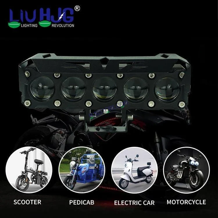 HJG ORIGINAL 150W 5 Lens MEGA DRIVE Fog Light For Bike/Car/Thar/Jeep ( Cool White, 75W each * 2 = 150W Total ) - Pack of 2 - Image 12