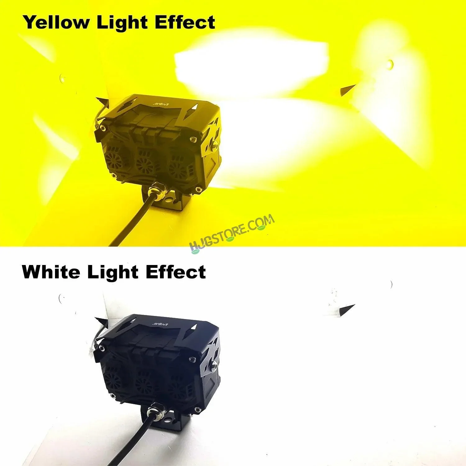 HJG ORIGINAL 180W 6 Future Lens MEGA DRIVE Fog Light For Bike/Car/Thar/Jeep ( Cool White, 90W each * 2 = 180W Total ) - Pack of 2 - Image 6