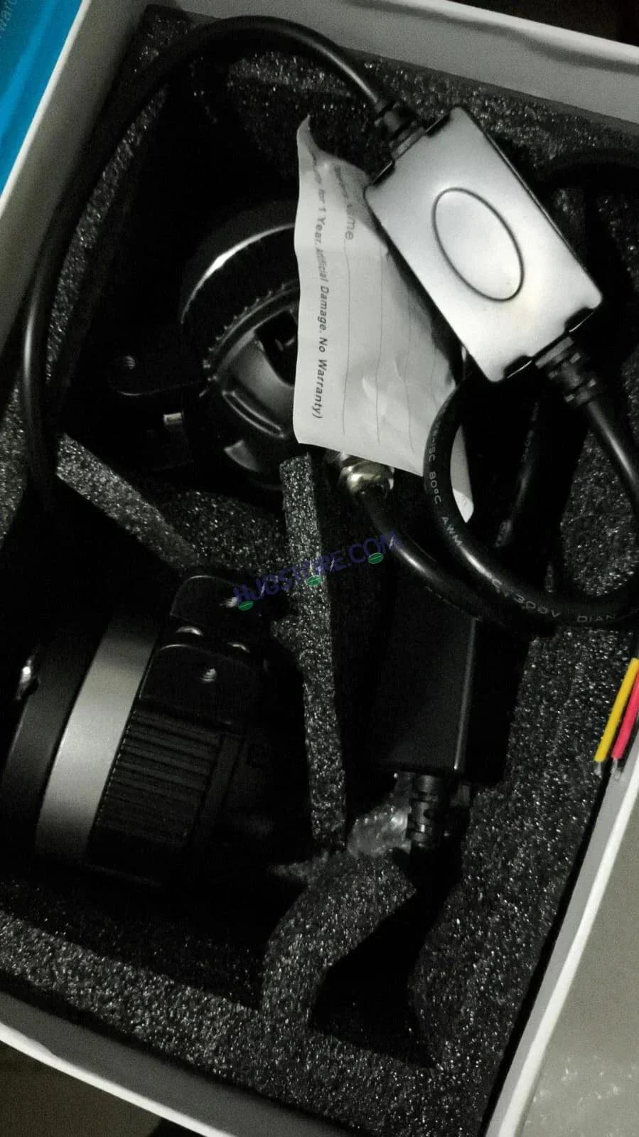 HJG P49 Dual Lens 120W New Model with Power Adaptor Foglight Ultra Wide Dual Intensity LED Driving Fog Lights White/Yellow (2*60W = 120W Total) Universal For All Cars & Bikes - Image 9