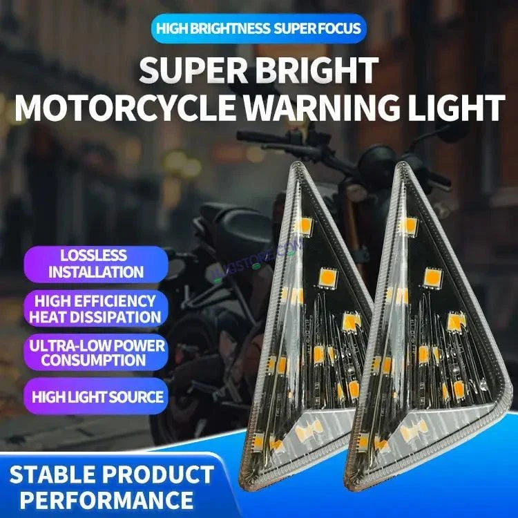 HJG R15 Indicator Waterproof Flexible Blinker Bright LED Indicators Universal For All Bike Models Motorcycle Turn Signal Lights HJG Indicator with DRL R15 Indicator - Image 4