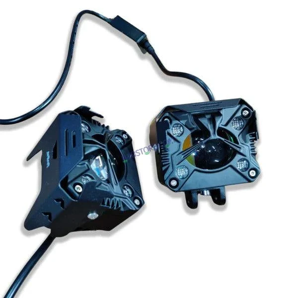 NEW HJG P68 120W Lens Fog Light with Spot Laser Beam High Low Beam in 5 Colour Light For Bike/Car/Thar/Jeep Original New Model - Image 3