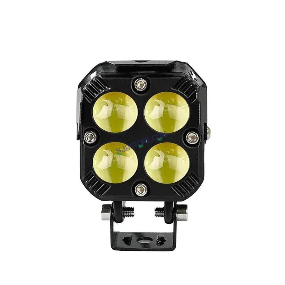 Original HJG 3-in-1 HJG Fog Light: 120W-12V Red, White, Yellow! Illuminate Your Ride with 4 LED Laser Widelight. Perfect for Bike, Car, Thar, Jeep Adventures - Image 6